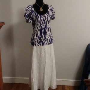 Long cotton skirt